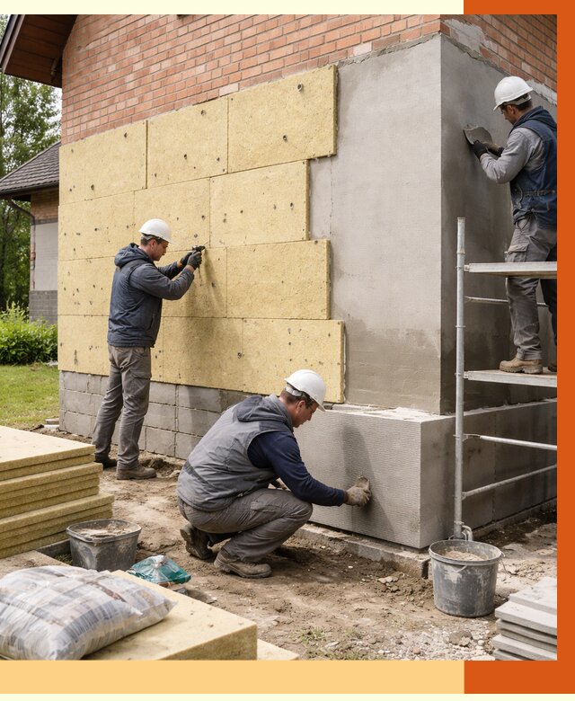 Утепление частного дома в Карталах под ключ от 7823 руб/м2 — недорого | ТепломастерКрт