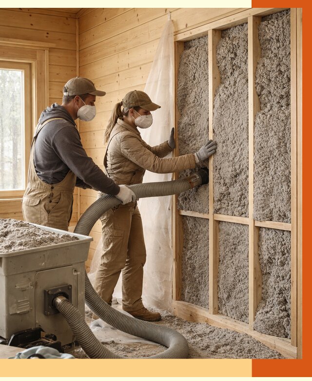 Утепление дачного дома эковатой в Карталах от 1512 руб./м2 — комплексно, ТепломастерКрт