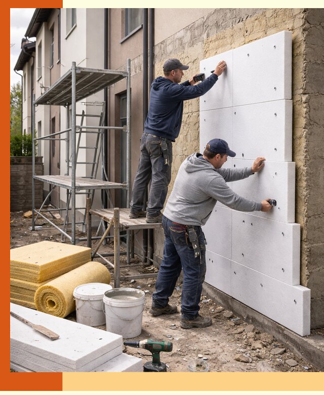 Утепление таунхауса с гарантией комфорта в Карталах