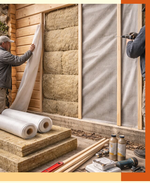 Утепление дома из минибруса в Карталах от 4694 руб/м2 — заказать профессионально | ТепломастерКрт