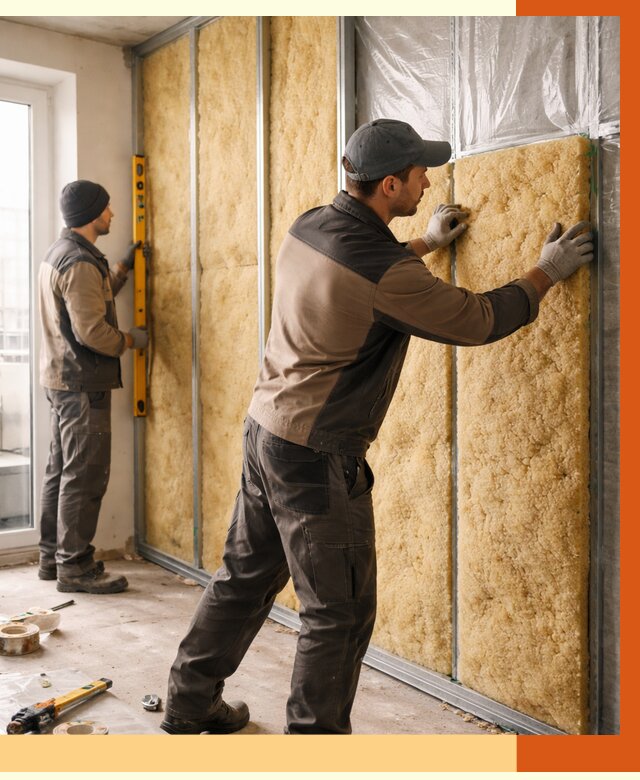 Утепление квартиры изнутри в Карталах от 4537 руб. за м2 | Проф. работы ТепломастерКрт