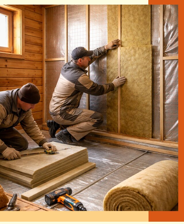 Утепление бани изнутри в Карталах под ключ от 4381 руб./м² | ТепломастерКрт