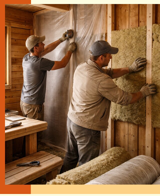 Утепление бани изнутри в Карталах качественно и недорого