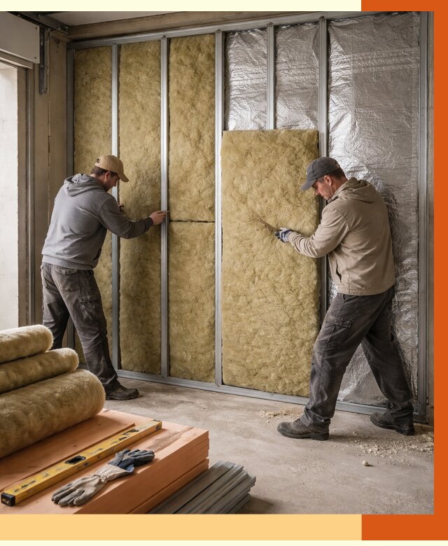 Утепление гаража изнутри в Карталах от 7823 руб/м2 — работы и цена | ТепломастерКрт