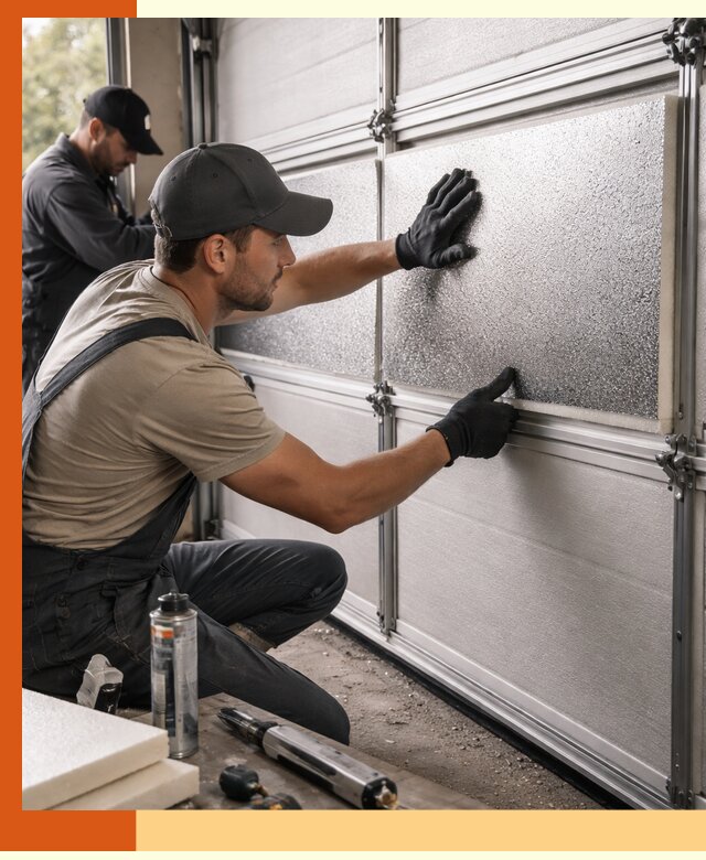 Утепление гаражных ворот в Карталах качественно и надежно