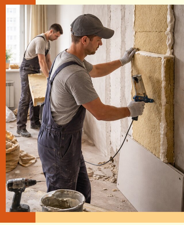 Утепление стен изнутри в Карталах — качественно и эффективно