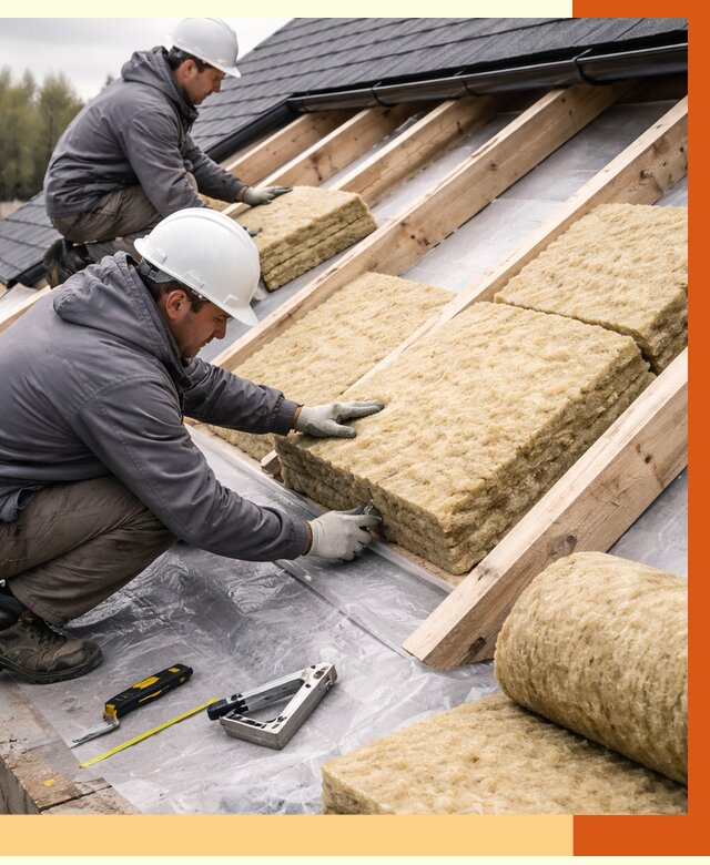 Утепление крыши в Карталах от 1930 руб./м2 — комплексное утепление кровли | ТепломастерКрт