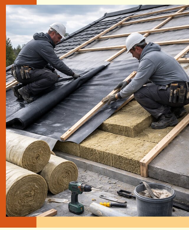Утепление крыши снаружи в Карталах: профессиональная теплоизоляция