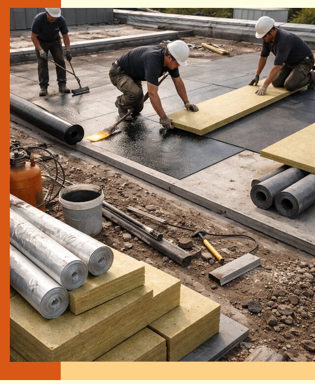 Утепление плоской крыши в Карталах — надежная теплоизоляция и герметизация