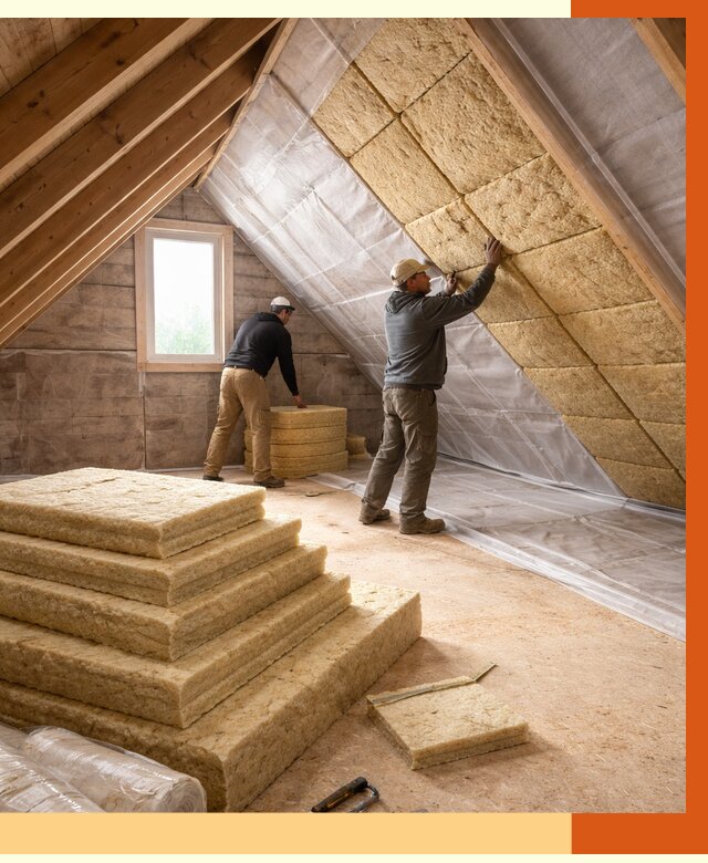 Утепление мансарды в Карталах от 2608 руб/м2 — комплексно и под ключ | ТепломастерКрт