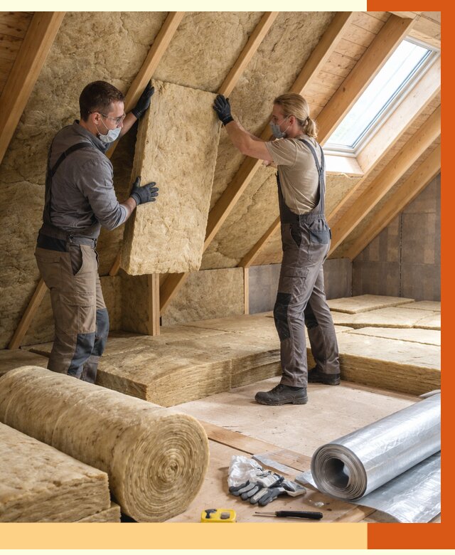 Утепление мансарды минватой в Карталах от 4381 руб./м2 — монтаж и пароизоляция | ТепломастерКрт