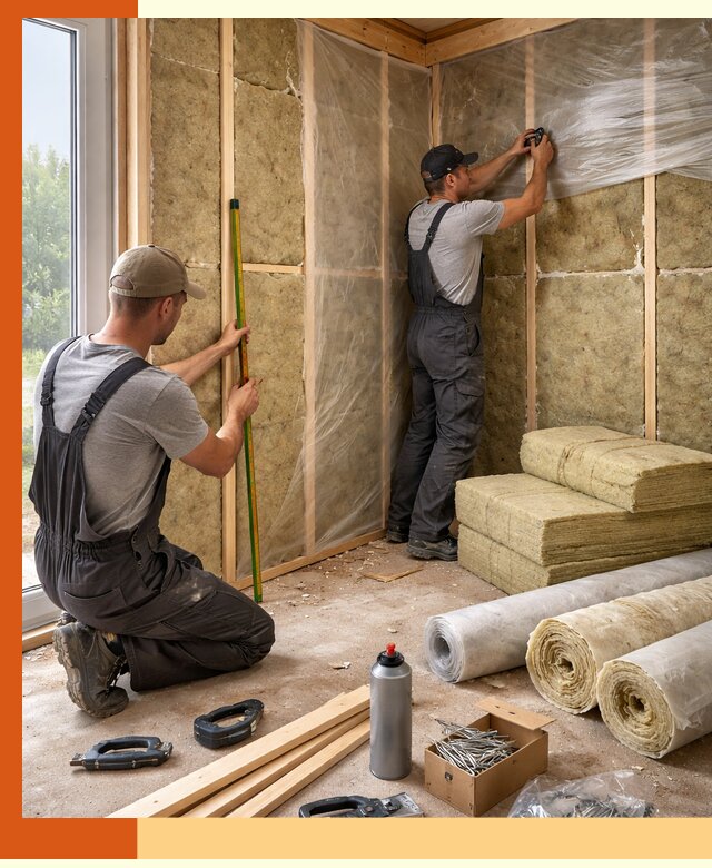 Профессиональное утепление веранды и крыльца в Карталах