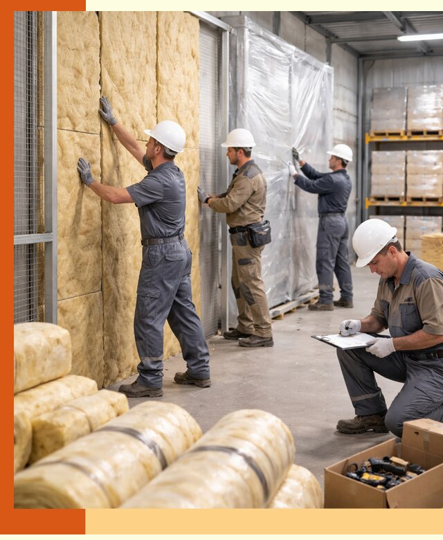 Утепление склада готовой продукции в Карталах качественно и быстро