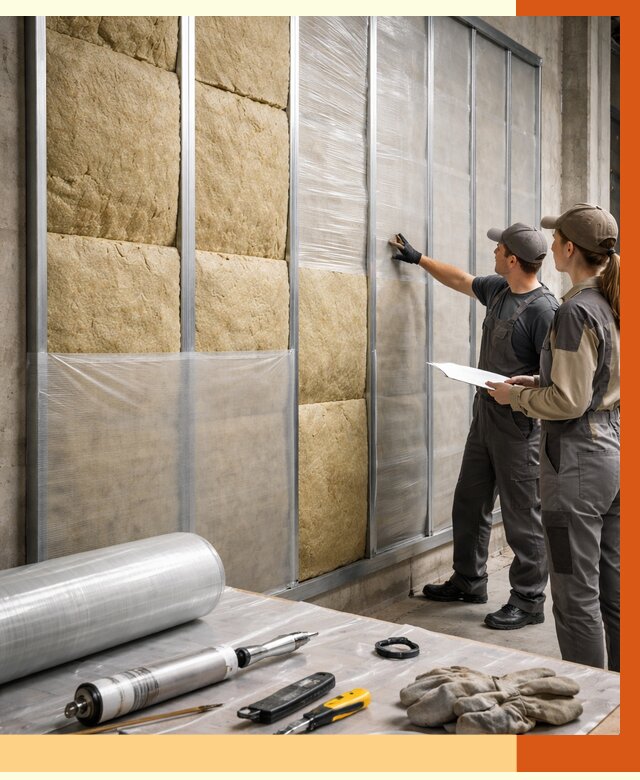 Утепление склада химсырья в Карталах от 4694 руб. под ключ | ТепломастерКрт