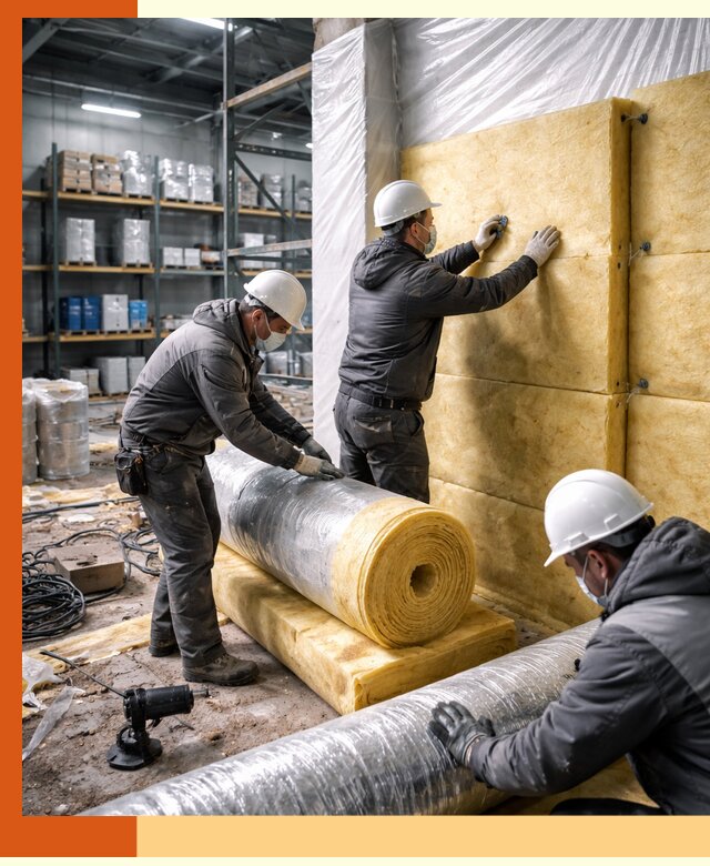 Утепление склада химсырья в Карталах: безопасная и эффективная изоляция