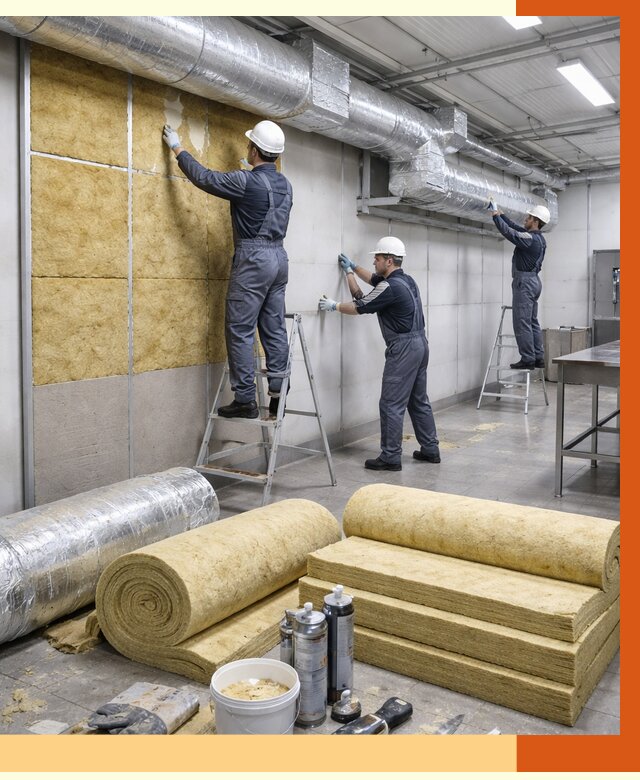 Утепление пищевого цеха в Карталах от 13039 руб./м² — комплексно под ключ | ТепломастерКрт