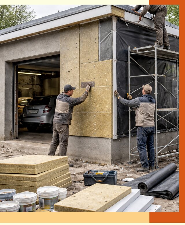 Утепление автосервиса в Карталах ппу, пеноизоляция, от 15125 руб/м2 — ТепломастерКрт