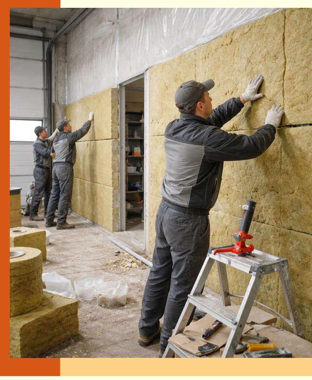 Утепление автосервиса и мастерских в Карталах качественно и надёжно