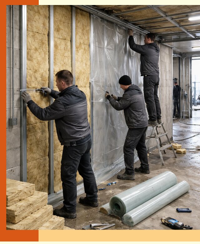 Профессиональное утепление автомойки в Карталах для любого типа помещений