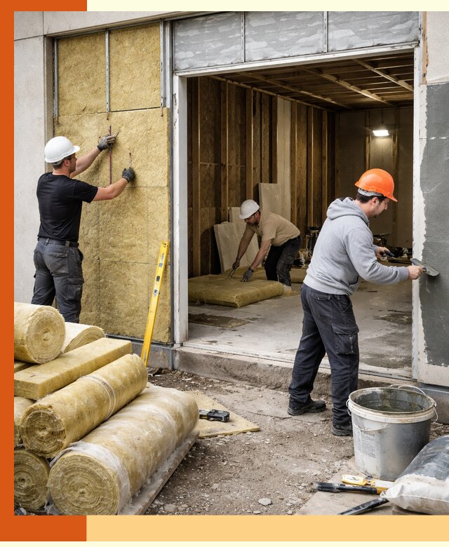 Утепление торгового павильона в Карталах — качественно и энергоэффективно