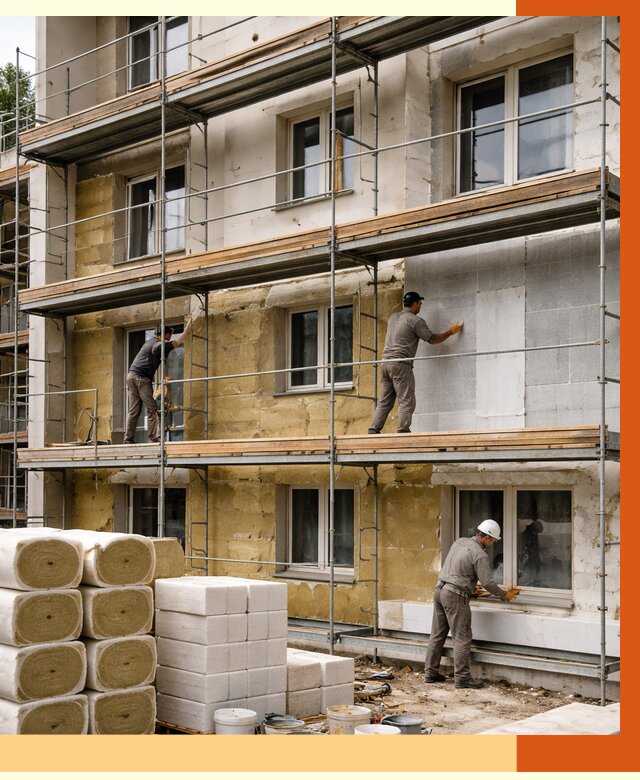 Утепление гостиницы в Карталах от 7510 руб./м2 — комплексно, ППУ, под ключ | ТепломастерКрт