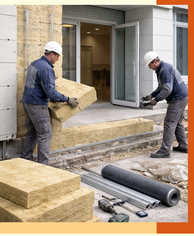 Утепление медицинского центра в Карталах под ключ от 13039 руб./м² | ТепломастерКрт