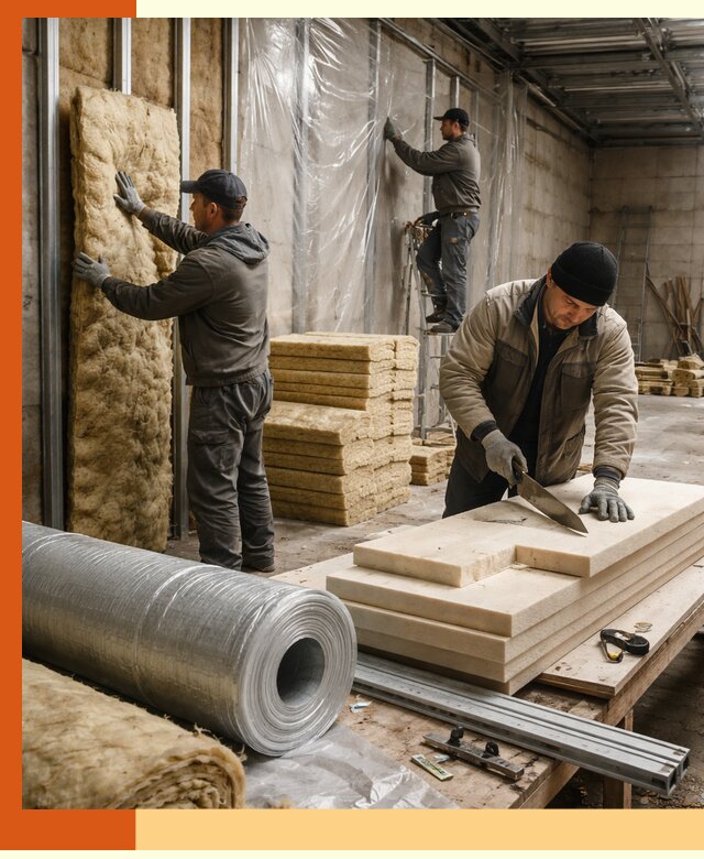 Утепление торгового склада в Карталах с энергоэффективными решениями