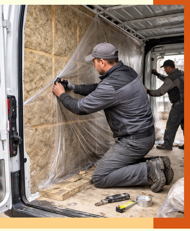 Утепление фургона в Карталах от 17211 руб/м2 — утепление фургона ППУ и кузова | ТепломастерКрт