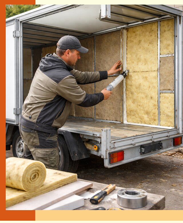 Профессиональное утепление прицепа в Карталах для любых условий