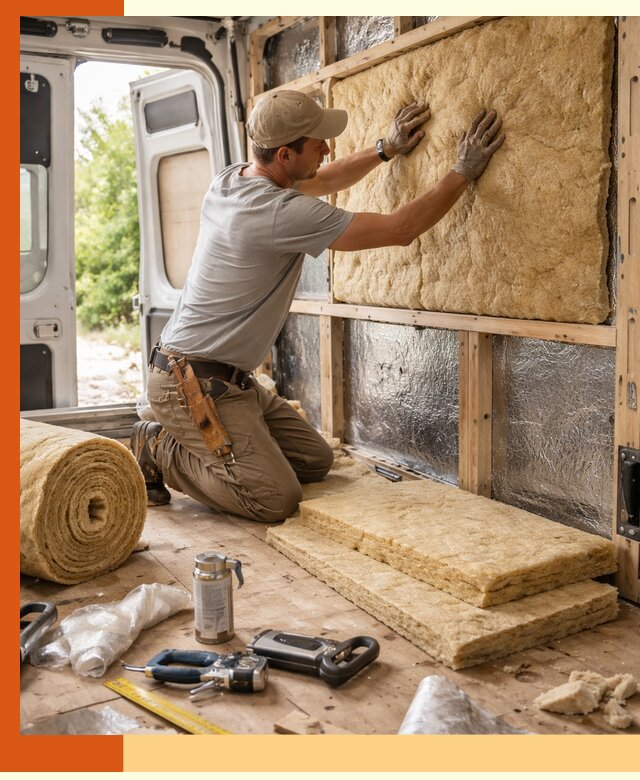 Утепление кемпера под ключ в Карталах с гарантией качества