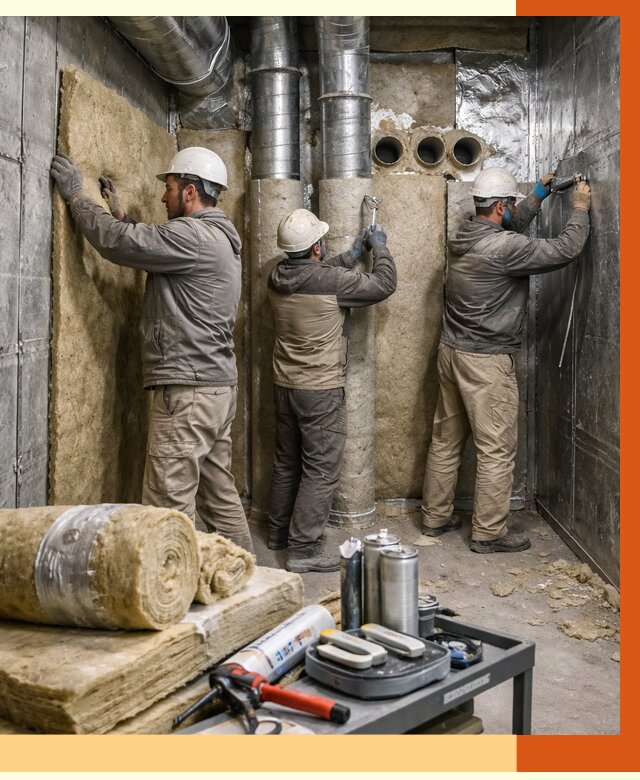 Утепление венткамеры в Карталах под ключ от 1512 руб. — профессионально | ТепломастерКрт