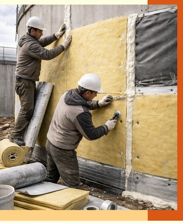 Утепление резервуара в Карталах от 28685 руб/м2 — монтаж ППУ и комплекс под ключ | ТепломастерКрт