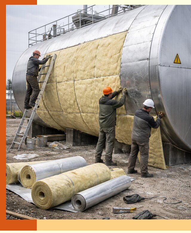 Утепление резервуаров с топливом в Карталах надежно и экономично