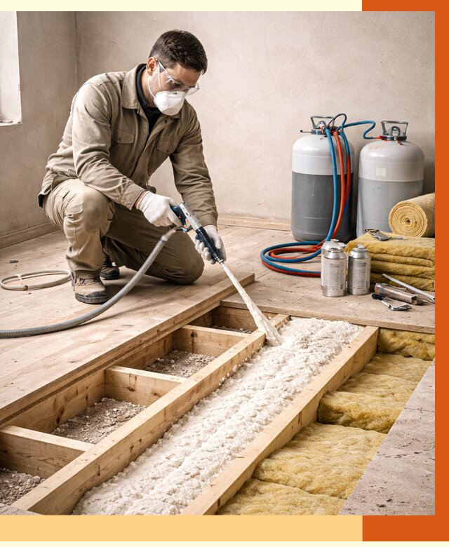 Заполнение полостей межэтажного перекрытия в Карталах от 4381 руб. | ТепломастерКрт