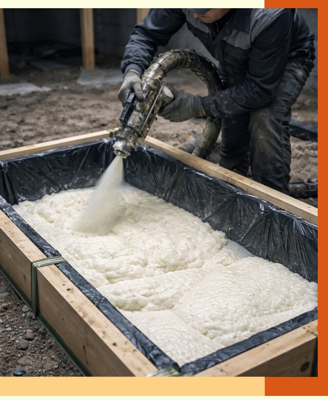 Заливка ППУ в формы в Карталах от 2608 руб. — утепление форм под ключ | ТепломастерКрт