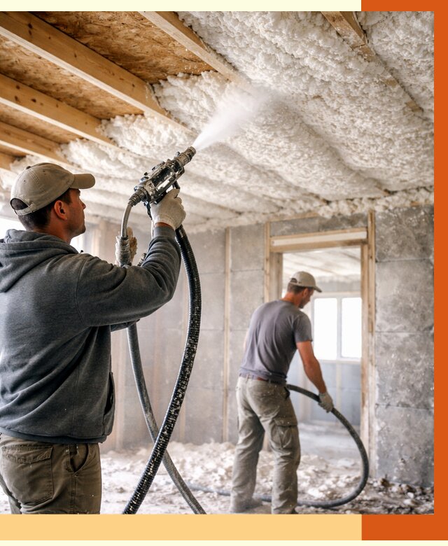 Утепление пеноизолом в Карталах от 1669 руб./м2 под ключ | ТепломастерКрт