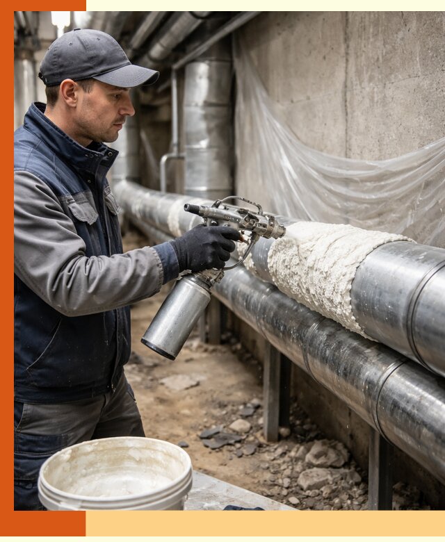 Утепление труб жидкой теплоизоляцией в Карталах