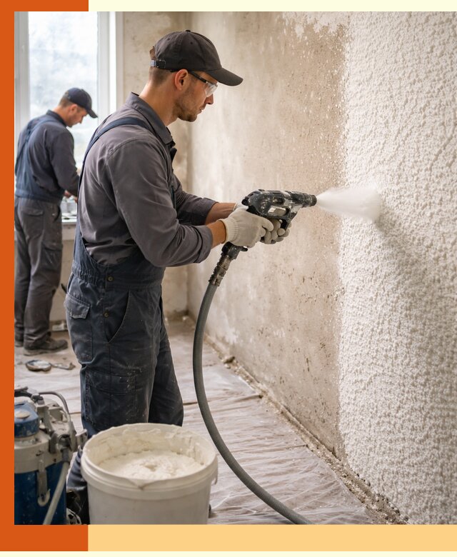 Утепление стен жидкой теплоизоляцией в Карталах для квартир и домов