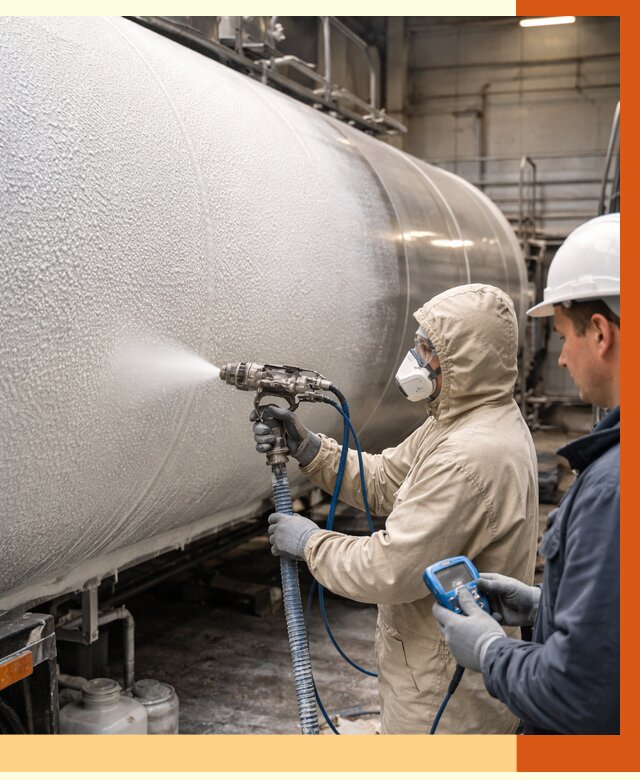 Утепление автоцистерны жидкой теплоизоляцией в Карталах от 15125 руб. под ключ | ТепломастерКрт
