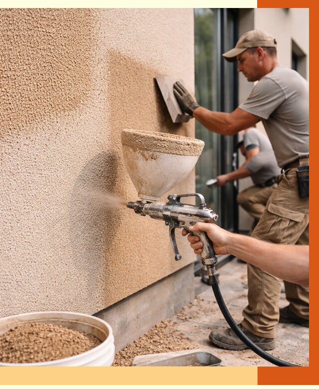 Утепление фасада жидкой пробкой в Карталах от 5007 руб./м² под ключ | ТепломастерКрт