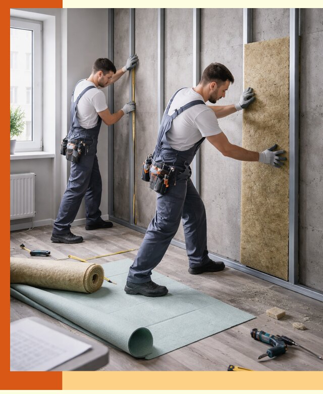 Шумоизоляция квартиры под ключ в Карталах — профессионально и гарантированно