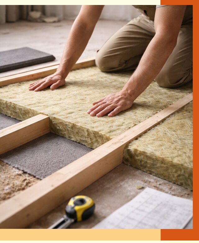 Шумоизоляция пола в Карталах от 1304 руб./м² — профессиональная звукоизоляция | ТепломастерКрт