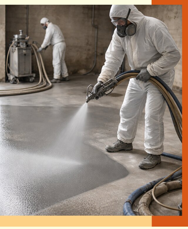 Гидроизоляция полимочевиной в Карталах от 8866 руб/м² — напыление полимерной гидроизоляции | ТепломастерКрт