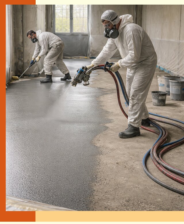 Гидроизоляция полимочевиной полов и конструкций в Карталах