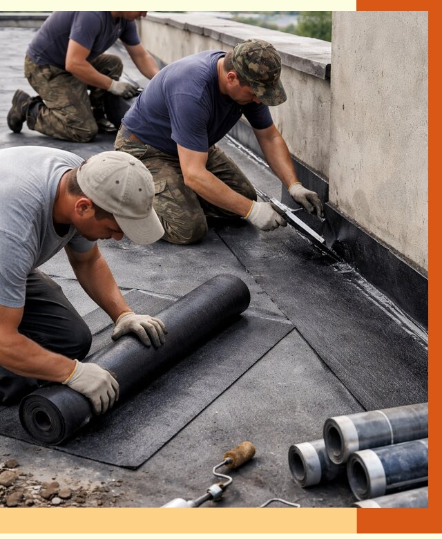 Гидроизоляция кровли в Карталах от 4694 руб. — профессиональная гидроизоляция крыши | ТепломастерКрт