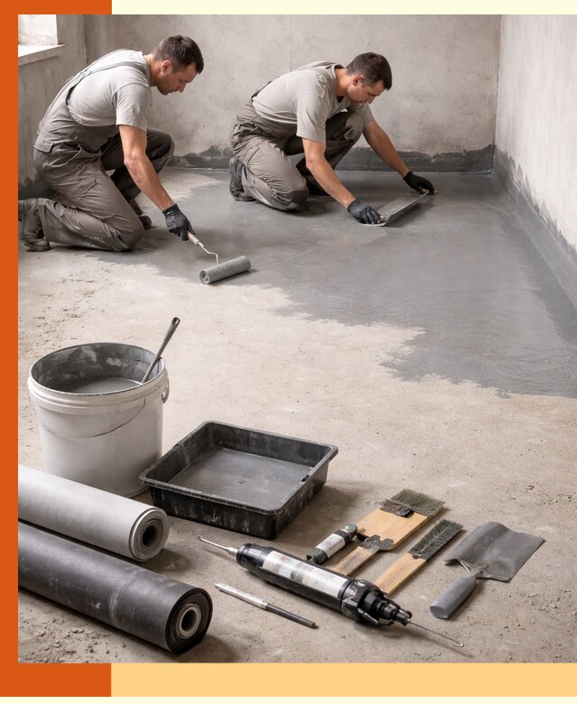Гидроизоляция пола в Карталах — надежная защита от влаги и протечек