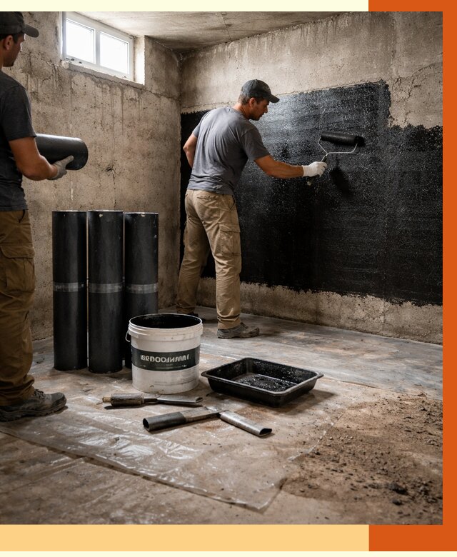 Гидроизоляция подвала в Карталах от 3651 руб. под ключ | Профессионально — ТепломастерКрт