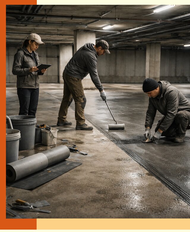 Гидроизоляция паркинга в Карталах: качественная защита зданий