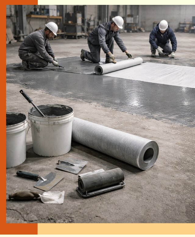 Гидроизоляция промышленного пола в Карталах — защита и долговечность