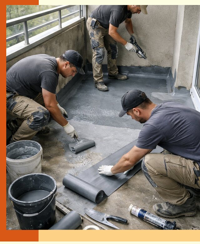 Гидроизоляция балкона в Карталах: надежная защита от протечек